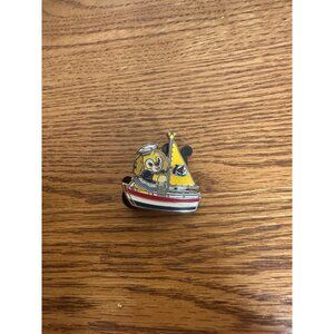 Hong Kong Disneyland cookie boat raft 14th anniversary Disney Pin